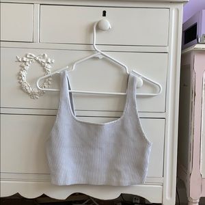 Babaton White Tank Top